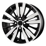 Ficha técnica e caractérísticas do produto Jogo de Rodas Kr R-99 Honda Fit 2018 Aro 15" Furação 4X100 Acabamento Preto e Diamante Tala 6 Et 50