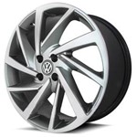 Ficha técnica e caractérísticas do produto Jogo de Rodas New Polo Aro 14 X 6,0 4x100 ET30 Volkswagen R93 Grafite Diamantado