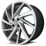 Ficha técnica e caractérísticas do produto Jogo de Rodas New Polo Aro 15 x 6,0 4x100 ET38 Volkswagen R93 Grafite Diamantado