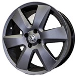 Jogo de Rodas Parati Super Surf Aro 17 X 7,0 4x100 ET41 R51 Volkswagen Grafite Fosco