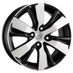 Ficha técnica e caractérísticas do produto Jogo de Rodas Peugeot 2008 Aro 16 x 6,0 4x108 ET20 S05 Preto Diamantado