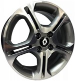 Ficha técnica e caractérísticas do produto Jogo de Rodas RENAULT SANDERO - Aro 15" - Furação 4x100 - GB - R97 - Krmai