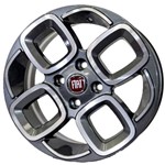 Jogo de Rodas Uno Sporting R60 Aro 14 X 6,0 4x98 ET35 Fiat