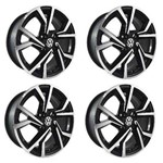 Ficha técnica e caractérísticas do produto Jogo de Rodas VW GOLF GTI 40 ANOS Aro 15" - Furação 4X100 - BD - R94