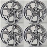 Ficha técnica e caractérísticas do produto Jogo de Rodas VW GOLF GTI 40 ANOS Aro 15" - Furação 4X100 - GD - R94