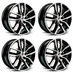 Ficha técnica e caractérísticas do produto Jogo de Rodas VW Golf Highline Aro 17" - Furação 5x100 - BD - R46