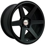 Jogo de Rodas Zeus ZW318 Aro 17" - Furação 5x100 Preto Fosco - Athena Imports