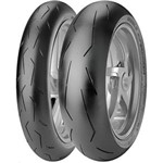 Ficha técnica e caractérísticas do produto Jogo Pneu Pirelli Moto Diablo Supercorsa SP V2 120/70 ZR17 e 190/50 ZR17