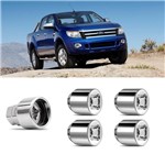 Ficha técnica e caractérísticas do produto Jogo Porca Antifurto Ford Ranger Até 2012 M12x1,5 - Rodafuso
