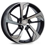 Ficha técnica e caractérísticas do produto Jogo Roda Audi RS5 Aro 18 - Preta Diamantada Roda RS5 Aro 18 - 5x112 Tala: 8,0 Off-Set: 45