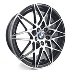 Ficha técnica e caractérísticas do produto Jogo Roda BMW M4 Gts Aro 18 - Preta Diamantada Roda M4 Gts Aro 18 - 5x120 Tala: 8,0 Off-Set: 35