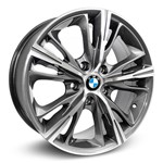 Ficha técnica e caractérísticas do produto Jogo Roda KR R55 BMW Serie 4 Aro 17 - Grafite Diamantada Roda R55 Aro 17 - 5x105 Tala: 7,0 Off-Set: 40