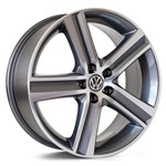 Jogo Roda KR R65 Volkswagen Fox Highline Aro 15 - Grafite Diamantada Roda R65 Aro 15 - 4x100 Tala: 6,0 Off-Set: 38
