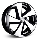 Ficha técnica e caractérísticas do produto Jogo Roda KR R71 Volkswagen Golf GTI Aro 20 - Preta Diamantada Roda R71 Aro 20 - 4x108 Tala: 7,5 Off-Set: 38