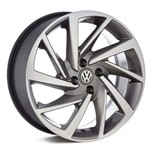 Ficha técnica e caractérísticas do produto Jogo Roda KR R93 VW Novo Polo Aro 14 - Grafite Diamantada Jogo Roda KR R93 - 4x98 Tala 6,0 Off - Set: 30