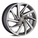 Ficha técnica e caractérísticas do produto Jogo Roda KR R93 VW Novo Polo Aro 14 - Grafite Diamantada Jogo Roda KR R93 - 4x100 Tala 6,0 Off - Set: 30