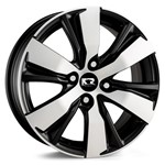 Jogo Roda KR S05 Peugeot 2008 Aro 16 - Preta Fosca Diamantada Roda S05 Aro 16 - 4X108 Tala: 6,0 Off-Set: 20