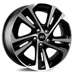 Jogo Roda S16 Hyundai Creta 2020 Aro 16 - Preta Diamantada Roda S16 Creta 2020 Aro 16 - 5x114 Tala: 6,0 Off-Set: 43