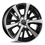 Ficha técnica e caractérísticas do produto Jogo Roda S17 Toyota Yaris Aro 15 - Preta Diamantada Roda S17 Yaris Aro 15 - 4x100 Tala: 6,0 Off-Set: 42