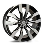 Jogo Roda VW Nova Tiguan R-line Tech Aro 20 - Preta Diamantada Roda Tiguan R-Line Aro 20 - 5x112 Tala:9,0 Off-Set:35