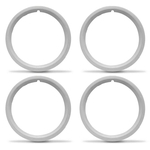 Ficha técnica e caractérísticas do produto Jogo Sobre Aro Para Rodas De 16 Polegadas Modelo Universal - Branco