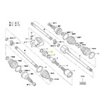 Ficha técnica e caractérísticas do produto Junta do Flange da Roda Dianteira Hatch Original Fx4a084ha Original Fiesta /courier