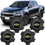 Kit 4 Calota Centro de Roda - S10 Trailblazer 2012 a 2016 - Original - Grafite