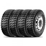 Ficha técnica e caractérísticas do produto Kit 4 Pneu Continental Aro 22.5 275/80R22.5 149/146K Hdc1+