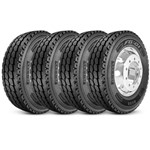 Ficha técnica e caractérísticas do produto Kit 4 Pneu Pirelli Aro 22.5 295/80r22.5 152/148L M+S Plus Fg01