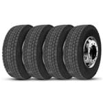 Ficha técnica e caractérísticas do produto Kit 4 Pneu Tristar Aro 22,5 295/80r22.5 152/149l 18pr Qhf88 Misto