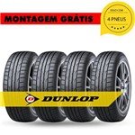 Ficha técnica e caractérísticas do produto Kit 4 Pneus 205 45 R17 88w Dz102 Dunlop Swift Sandero Cooper Ds3 207 208 850 S70 417017dup28 - Gnr