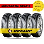 Ficha técnica e caractérísticas do produto Kit 4 Pneus 165 70 R13 79t R1l 413021 Dunlop Ka Corsa Gol Palio Celta Prisma Fiesta 413021kit2