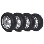 Ficha técnica e caractérísticas do produto Kit 4 Pneus Am Plus 175/65r14 Remold