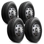 Ficha técnica e caractérísticas do produto Kit 4 Pneus Aro 17.5 215/75R17.5 126F Steelmark AGS Dianteiro para Caminhão e Ônibus