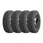 Ficha técnica e caractérísticas do produto Kit 4 Pneus Chaoyang Aro 17,5 215/75R17,5 CR-960A 16 Lonas 135/133J