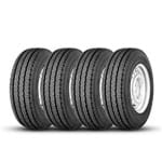 Ficha técnica e caractérísticas do produto Kit 4 Pneus Continental Aro 16 225/75R16C 118/116R Vanco-8 10PR