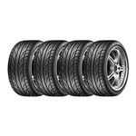 Ficha técnica e caractérísticas do produto Kit 4 Pneus Dunlop Aro 17 215/40R17 Direzza DZ-101 87W