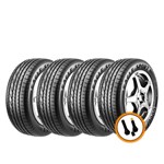 Ficha técnica e caractérísticas do produto Kit 4 Pneus Goodyear Aro 16 205/55R16 Eagle Sport 91V + Válvulas