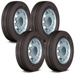 Ficha técnica e caractérísticas do produto Kit 4 Pneus Goodyear Aro 17.5 215/75R17.5 126/124L Regional RHS para Caminhão e Ônibus