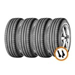 Ficha técnica e caractérísticas do produto Kit 4 Pneus Gt Radial Aro 13 165/70r13 Champiro Eco 79t + Válvula