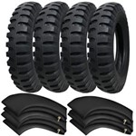 Ficha técnica e caractérísticas do produto Kit 4 Pneus Jipe Willys Jipe Ford 600-16 Militar MT06 Pirelli + Camaras