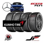 Ficha técnica e caractérísticas do produto Kit 4 Pneus Run Flat Mercedes C200 C250 Kumho 225/45r18 Ps71