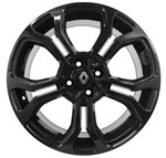 Ficha técnica e caractérísticas do produto Kit 4 Rodas Aro 14x6 Renault Sandero RS 4x100 Black Krmai M7