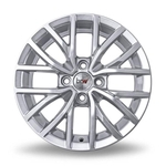 Kit 4 Rodas Aro 15x6 Vw Saveiro Highline 4X100 Prata BRW 1190