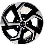 Ficha técnica e caractérísticas do produto Kit 4 Rodas Aro 16x6 Hyundai Creta Sport 5x114,3 BD ZK-825 - Zunky