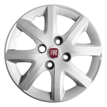 Ficha técnica e caractérísticas do produto Kit 4X Calota Fiat Siena Aro 14 Emblema Original 160Cb