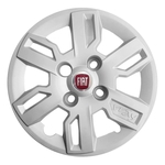 Ficha técnica e caractérísticas do produto Kit 4X Calota Fiat Uno Way Aro 13 Emblema Original 227Cb