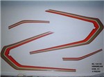 Ficha técnica e caractérísticas do produto Kit Adesivos Cg 125 Ml 82 - Moto Cor Vermelha - 51 - Jotaesse