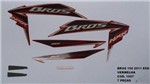 Ficha técnica e caractérísticas do produto Kit Adesivos Nxr 150 Bros Esd 11 - Moto Cor Vermelha - 1007 - Jotaesse