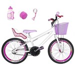 Ficha técnica e caractérísticas do produto Kit Bicicleta Infantil Aro 20 + Cadeirinha +Acessórios